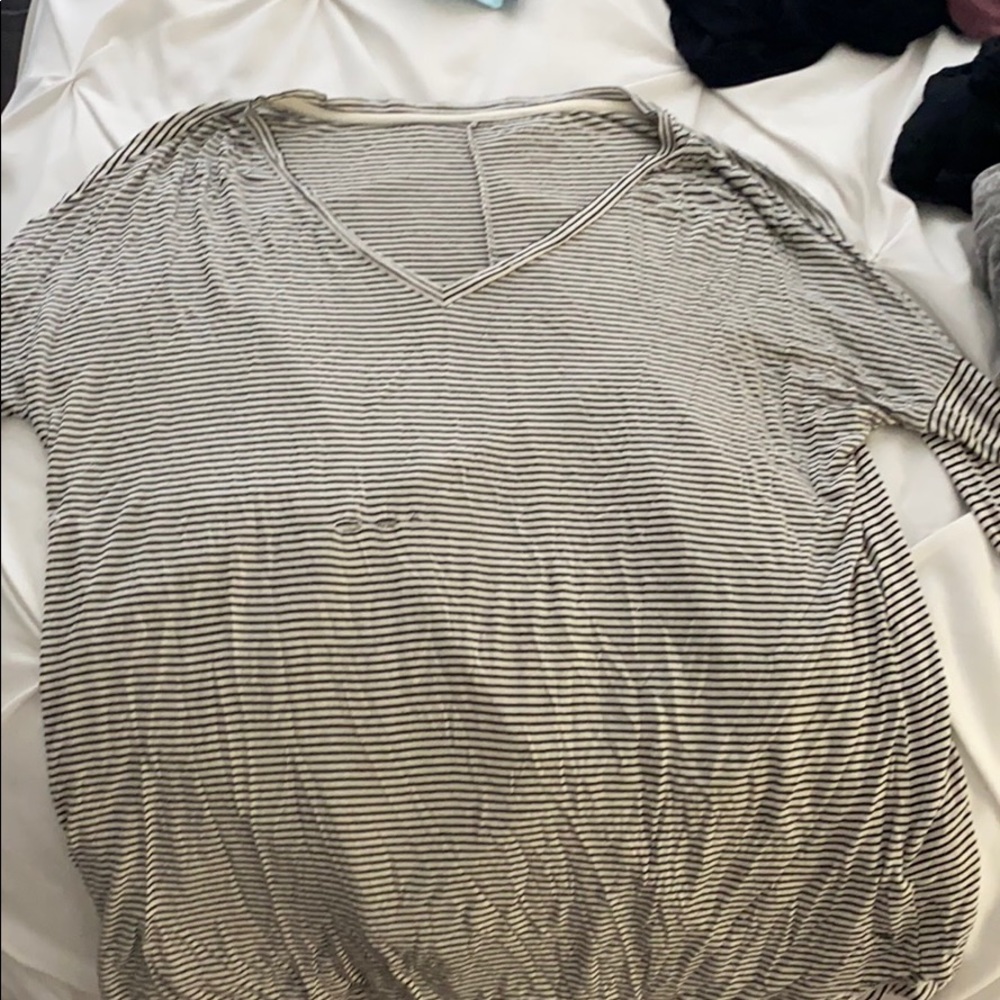 Black and white striped shirt from American Eagle